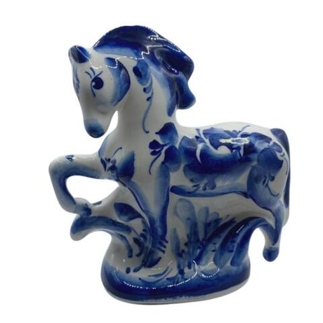 Фигурка Конь большой гжель