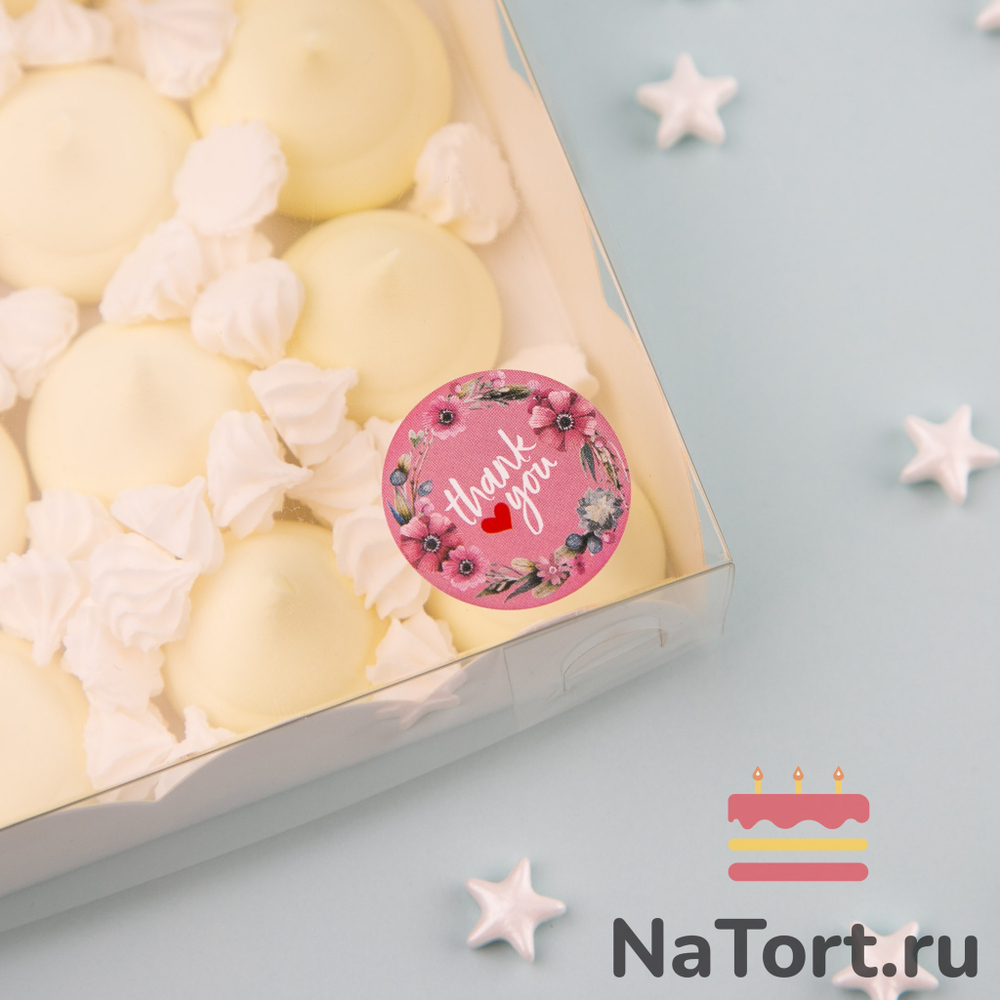 Стикер «Цветочный сад», круглый