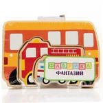 Деревянная игрушка пазл объемный "Транспорт" (ЛС)