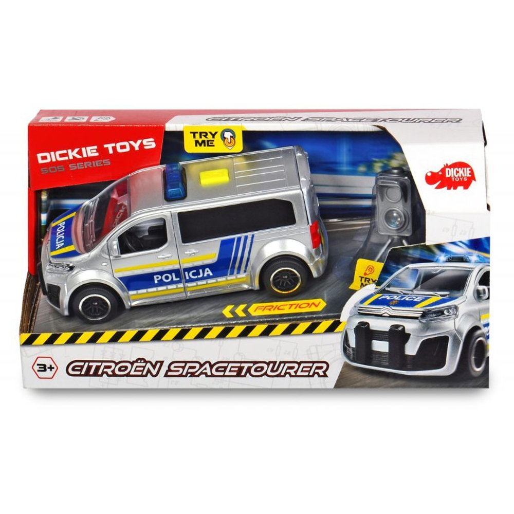 SOS - Полицейская машина Citroen SpaceTourer 1:32 15 см Light Sound + Radar 3713010