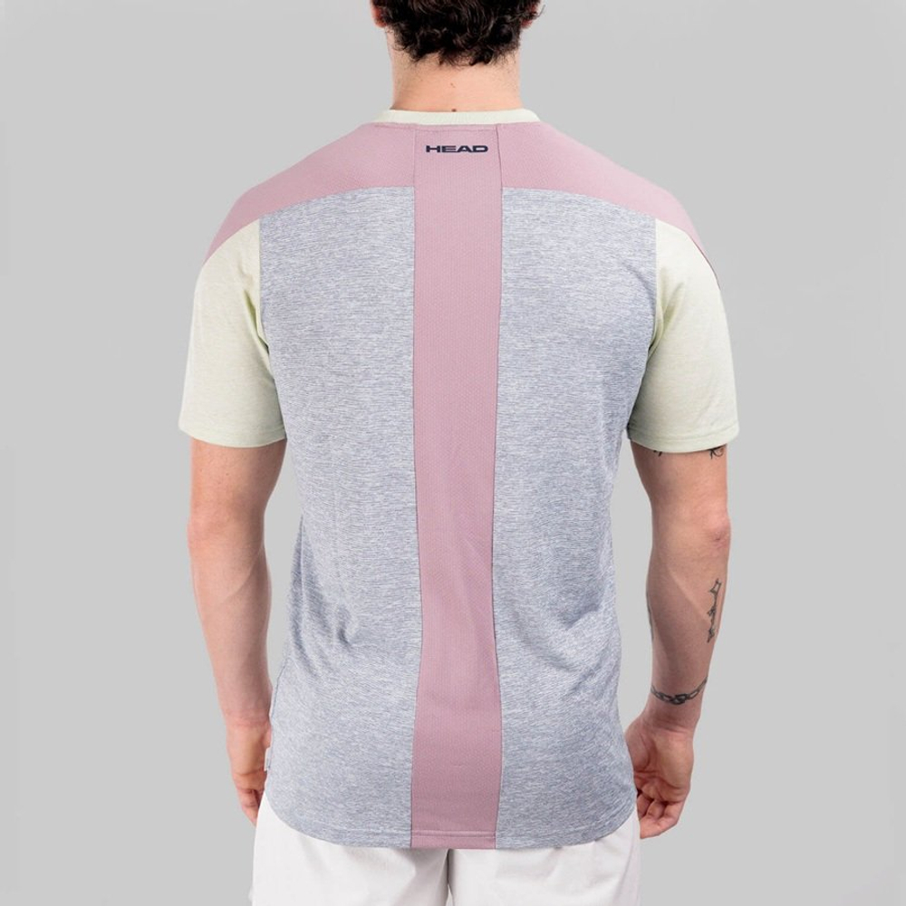 ОДЕЖДА ДЛЯ ТЕННИСА Мужская, Футболка HEAD PLAY TECH T SHIRT MEN .