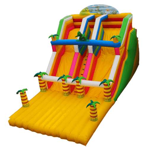 Надувной батут-горка "Горные приключения"