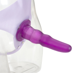 Фиолетовые трусики с насадкой Jenna