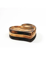 Менажницы "Сердце" из кедра для подачи