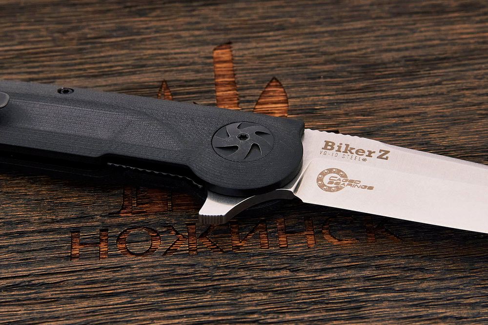 Нож складной Kizlyar Supreme Biker-Z, клинок 89мм, сталь VG-10