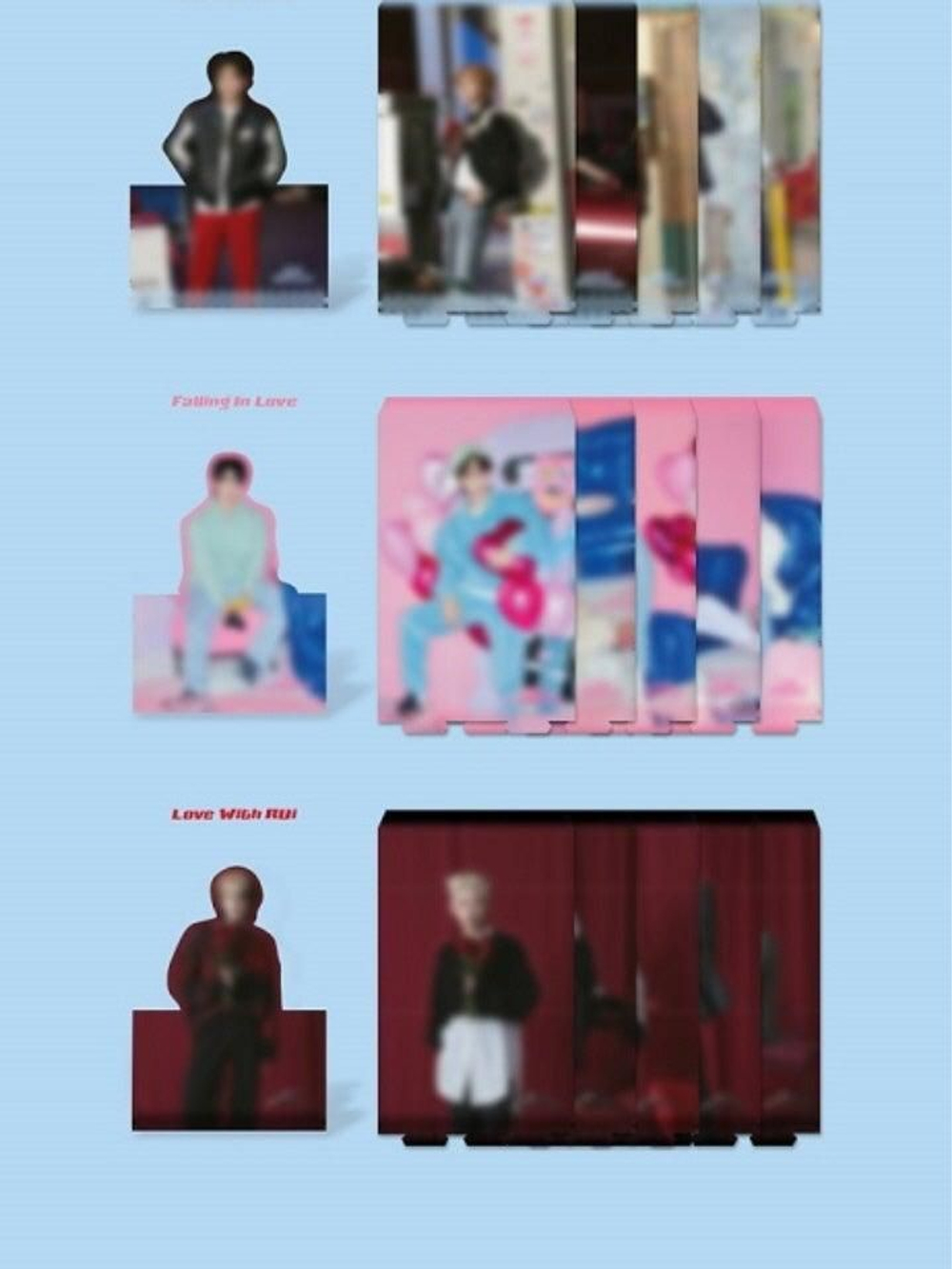 Альбом WEi - Part.1 : First Love 4th Mini Album 3 Version SET