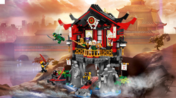 Конструктор Ниндзяго Храм на обрыве / Ninjago / Ninja TM6421 / 458 деталей/Совместим с лего