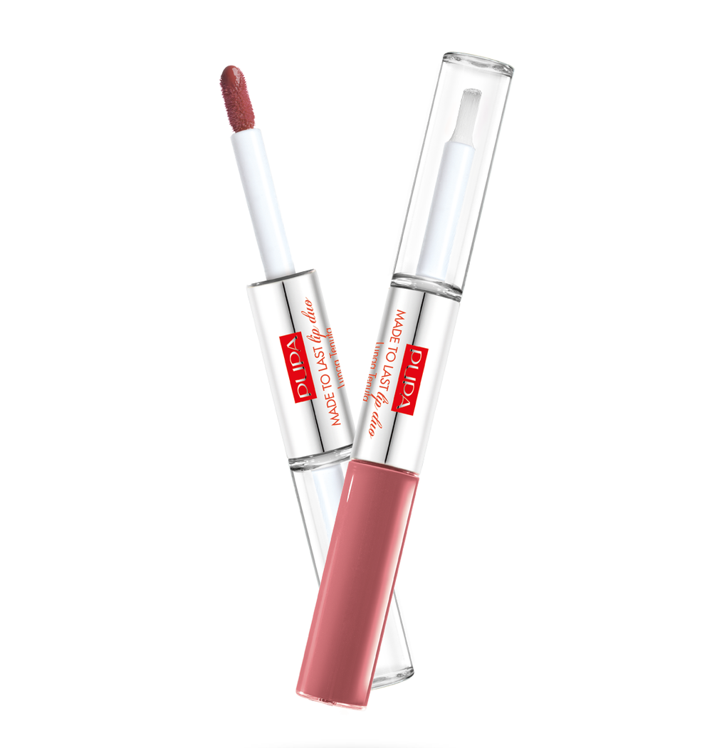Pupa Тестер Помада для губ Made to Last Lip Duo, жидкая, тон №010, Винтажный розовый, 8 мл