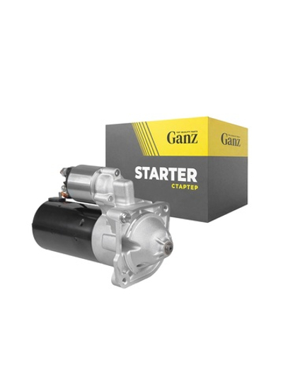 Стартер (12V/2,5kW) PSA/FIAT LCV 02-06 mot.2,3JTD/2,8TD (9 зубьев) GANZ GIP14028