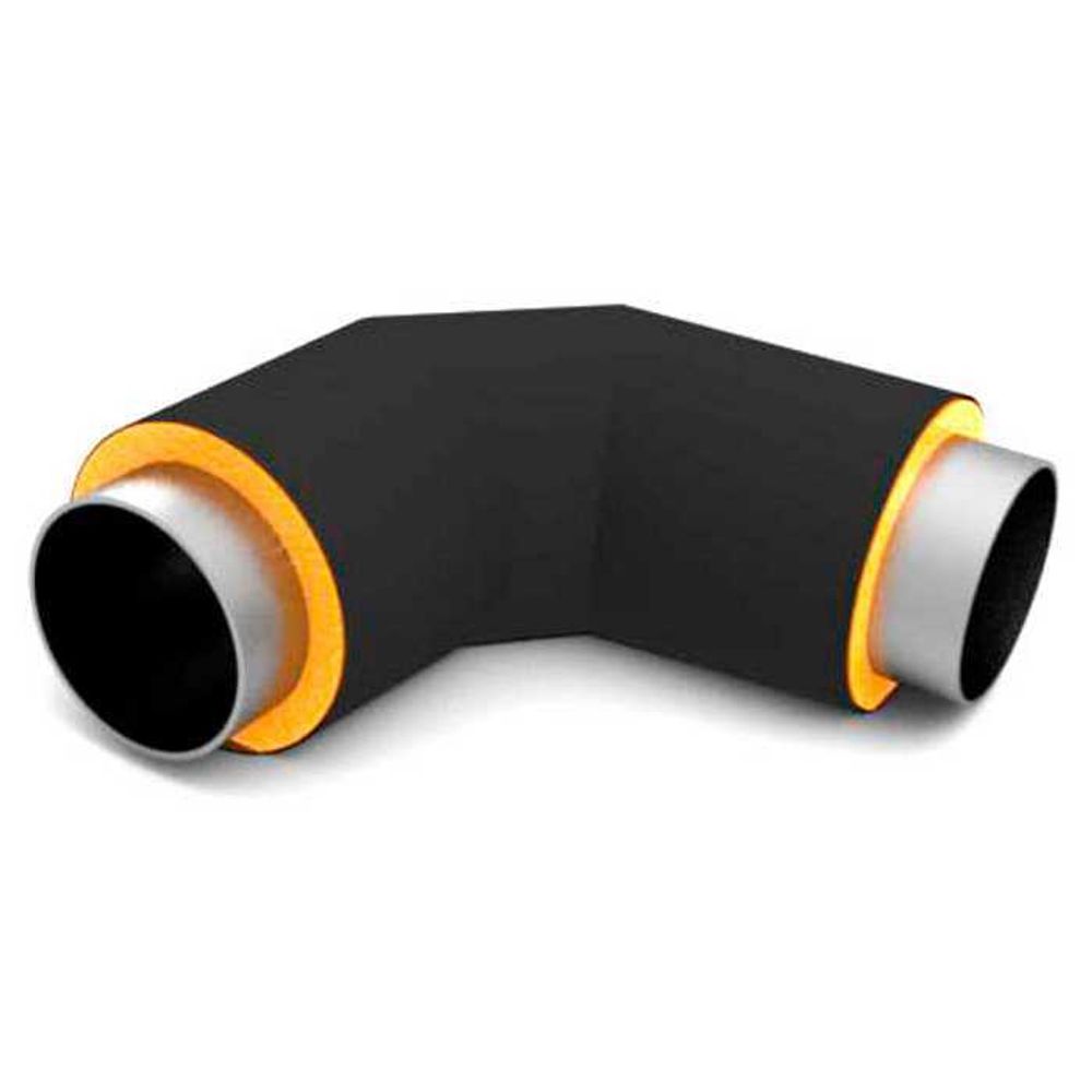 Отвод 90 ППУ ст09Г2С ГОСТ 10704-91/10705-80 133x4,0 мм