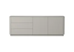 Тумба Tammi 3 ящика 2 двери L (серо-бежевый)