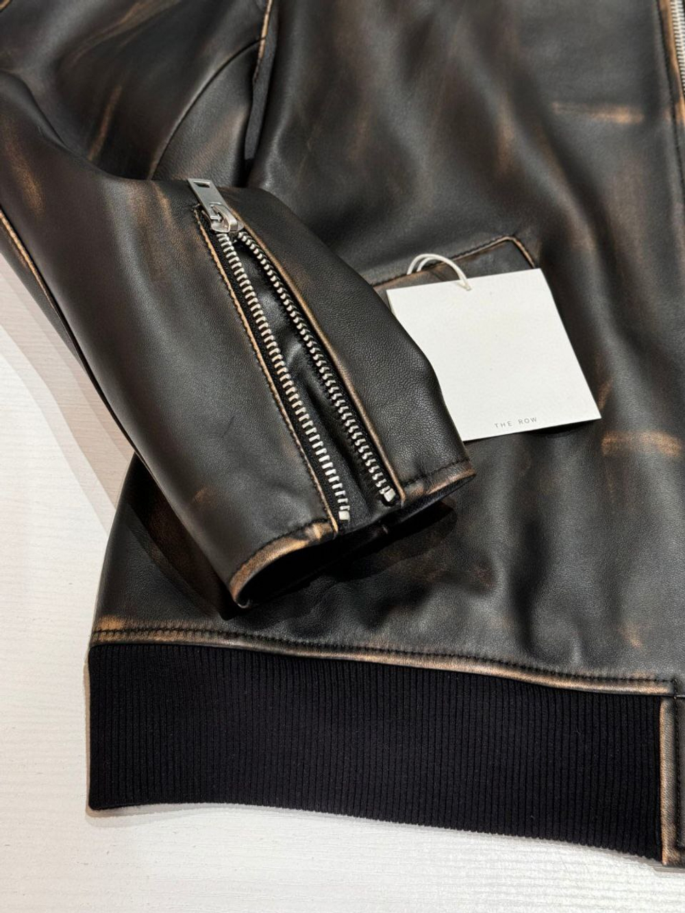 Кожаная куртка The Row