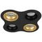 Комплект из светильников и рамки Lightstar Domino Round (214647+214603+214607+214603+214607) D64703070307