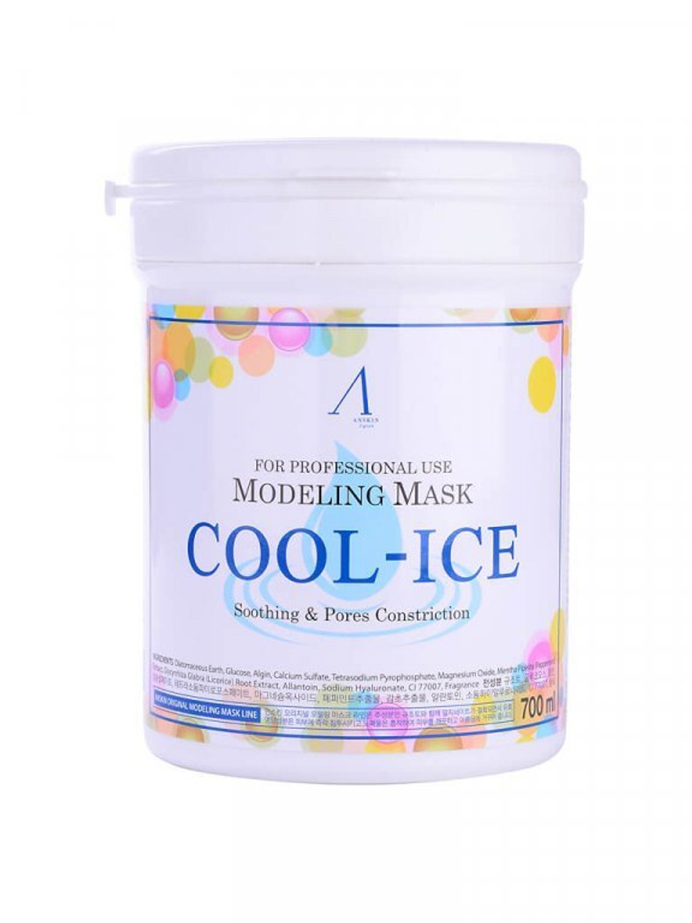 Маска альгинатная охлаждающая Anskin Cool-Ice Modeling Mask, 240 гр