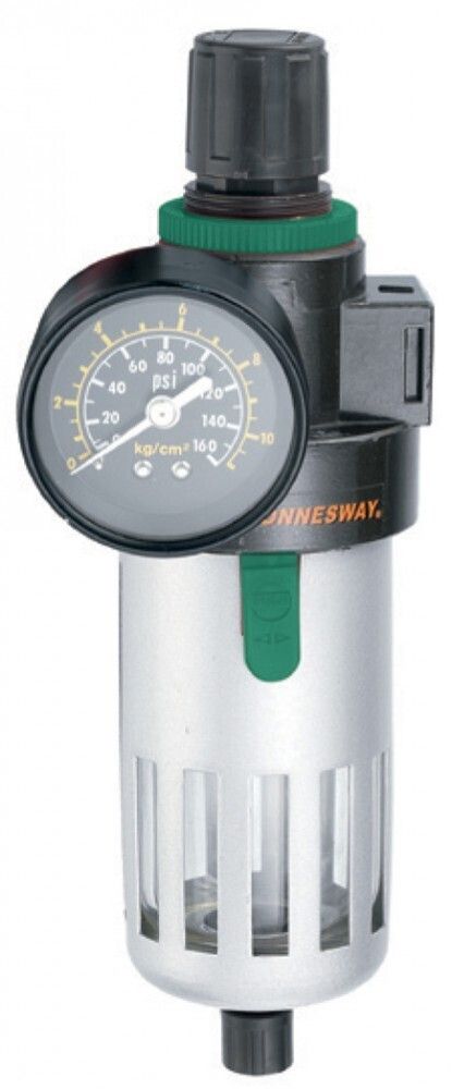 JAZ-0533 Фильтр-сепаратор с регулятором давления для пневматического инструмента 3/8&quot;