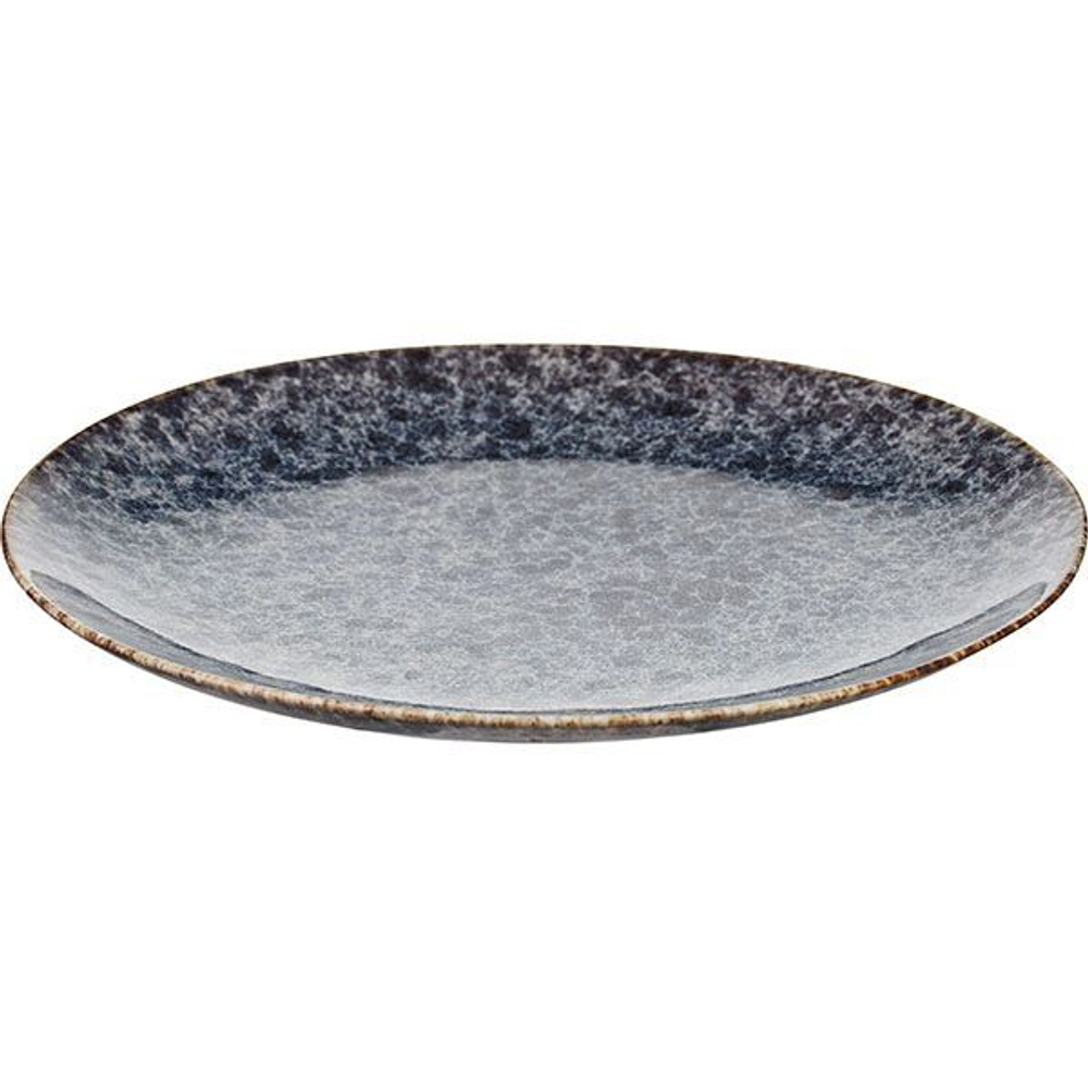Тарелка «Стоун»;фарфор;D=305,H=30мм;сине-серый (Цвет: деним (грязно-синий))
