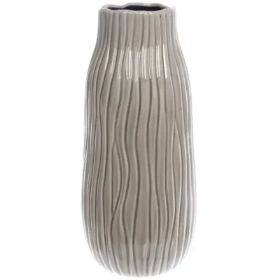 Ваза керамическая «Валенсия» 14*35см оливковая