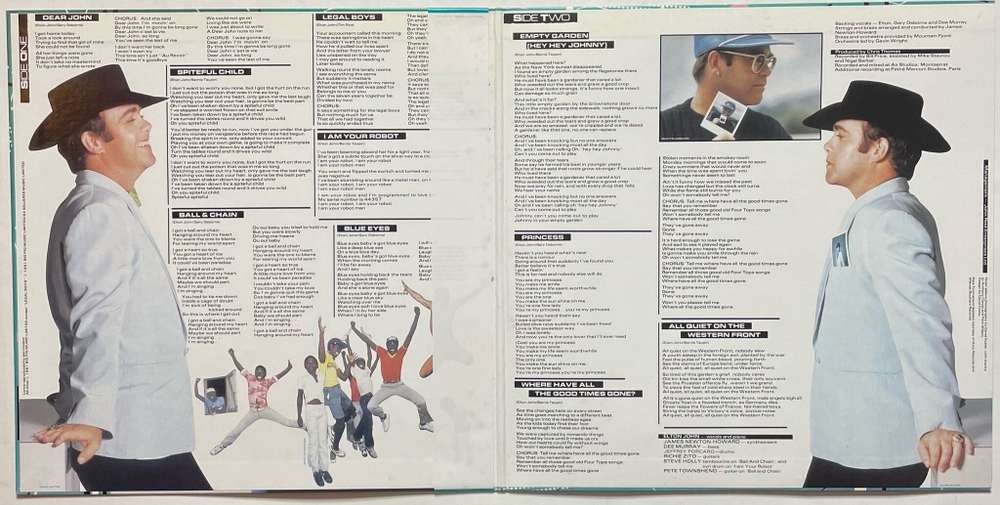 Винтажная виниловая пластинка LP Elton John Jump Up (Japan 1982) (Obi)