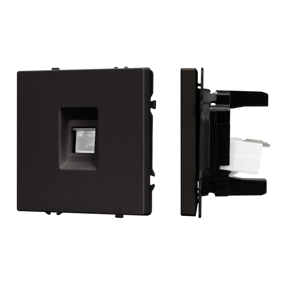 Механизм компьютерной розетки SCT-NOBE-MPC1-SFPL-BK (RJ-45, CAT6) (Arlight, -) 054305