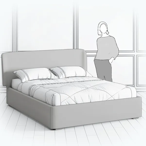 Кровать с подъемным механизмом