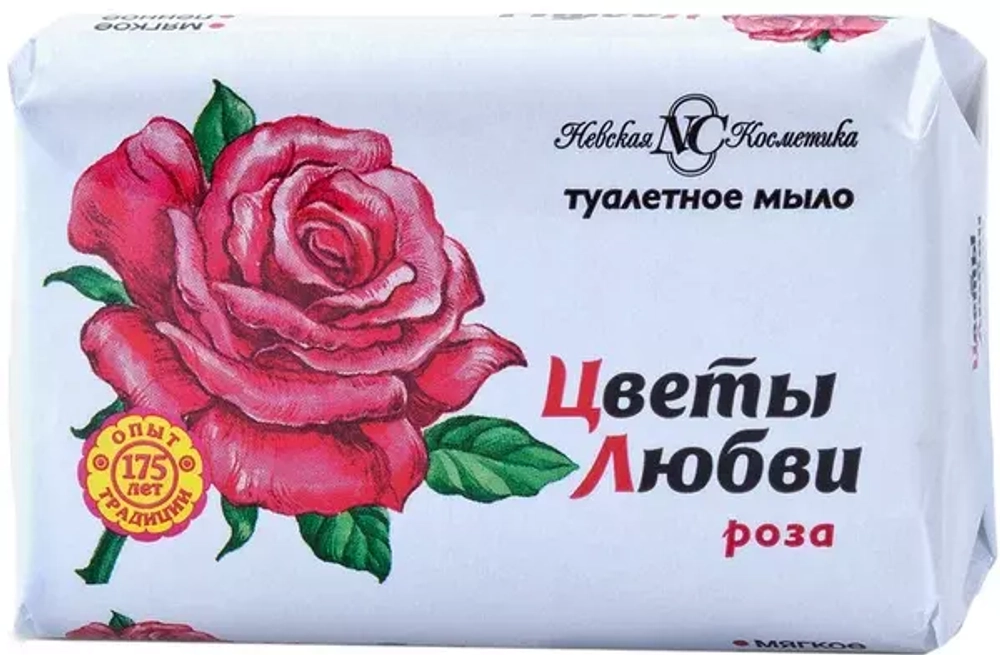 Мыло Цветы Любви "Роза" 90гр