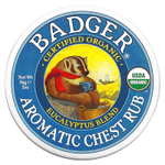 Badger, ароматическая мазь для грудной клетки, эвкалипт и мята, 56  (2 унции)
