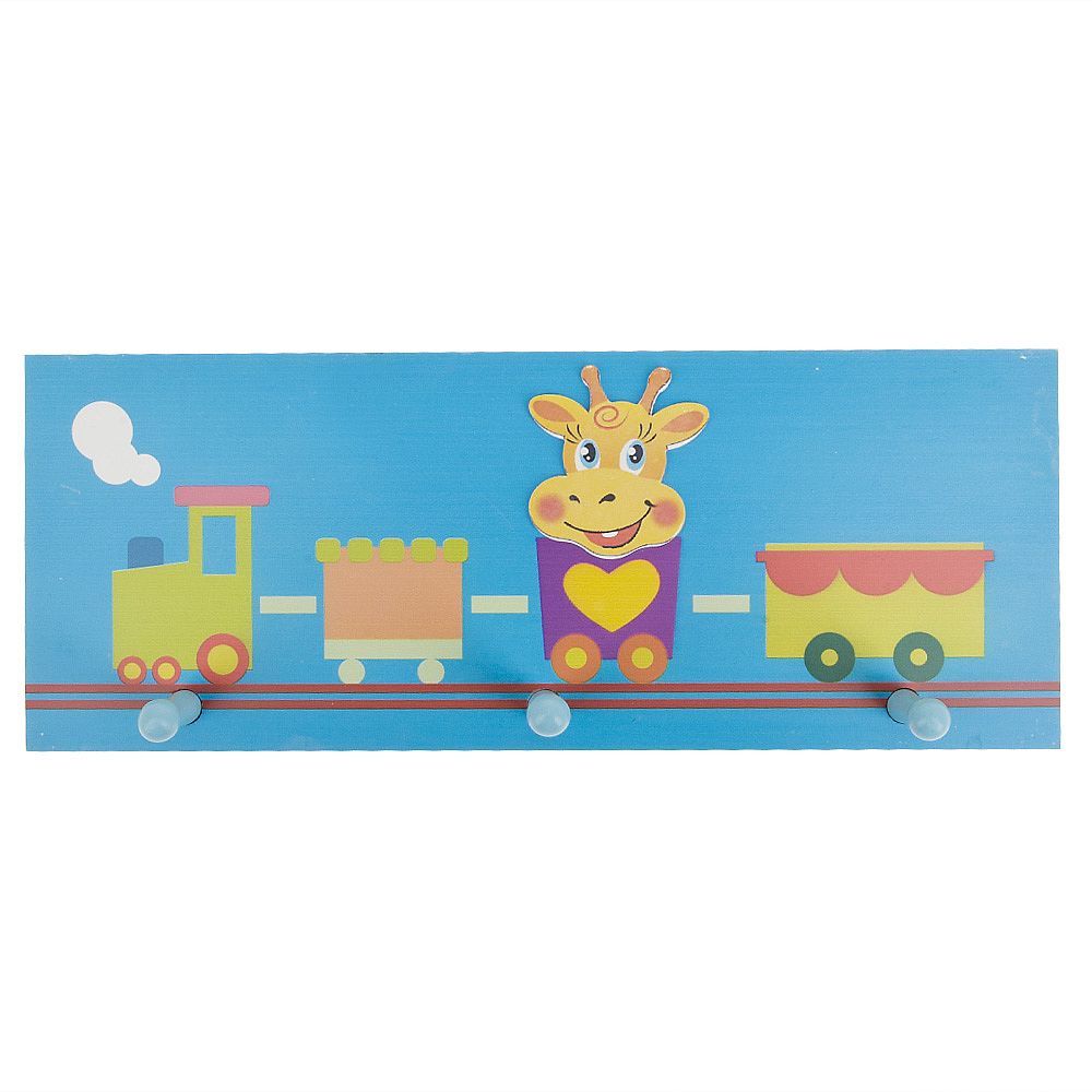 Вешалка настенная (3-и крючка) " " 34*5,5*13,5см. (4вида) (транспортная упаковка)