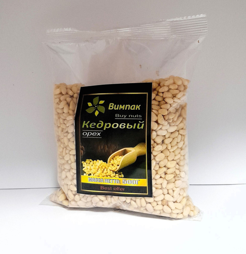 Кедровый орех очищенный 500г