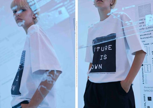 Футболка Futureisnown Tag Front Белая - фото 2