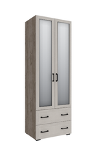 Шкаф с 2 ящиками с зеркалом Бруклин 80Ш