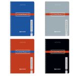 Тетрадь А4, 96 л., BRAUBERG, гребень, клетка, обложка картон, "CONTRACT", 400529