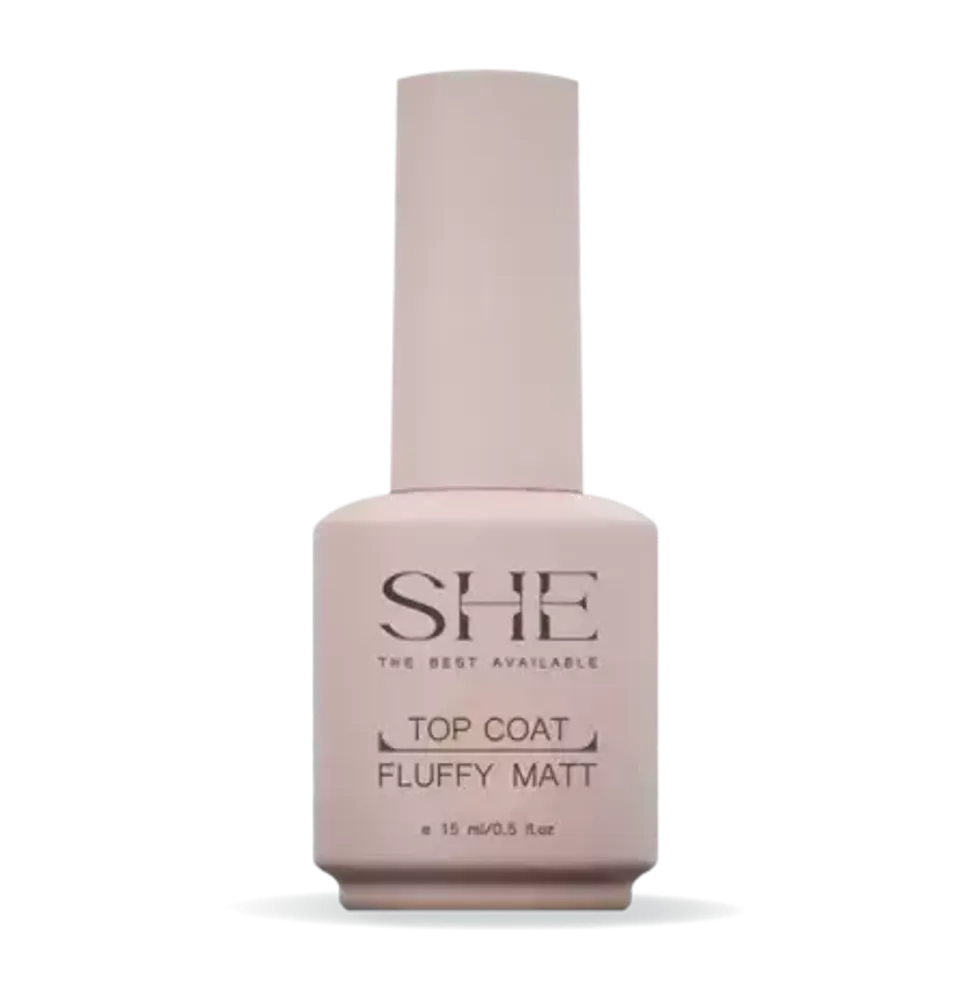 Матовый топ SHE TOP COAT FLUFFY MATT 15 ml