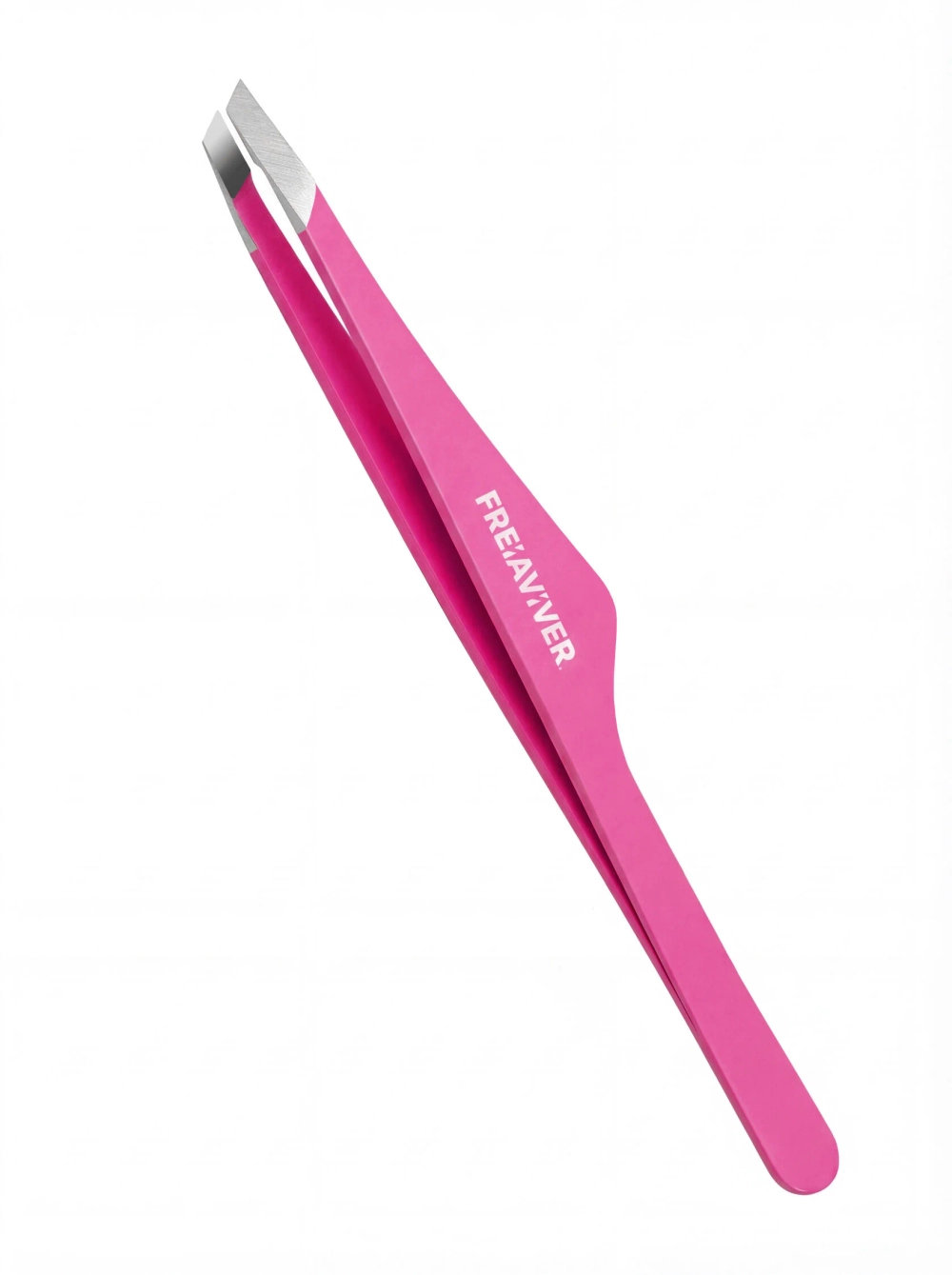 Пинцет для бровей FreiAVIVER розовый (ручная заточка)