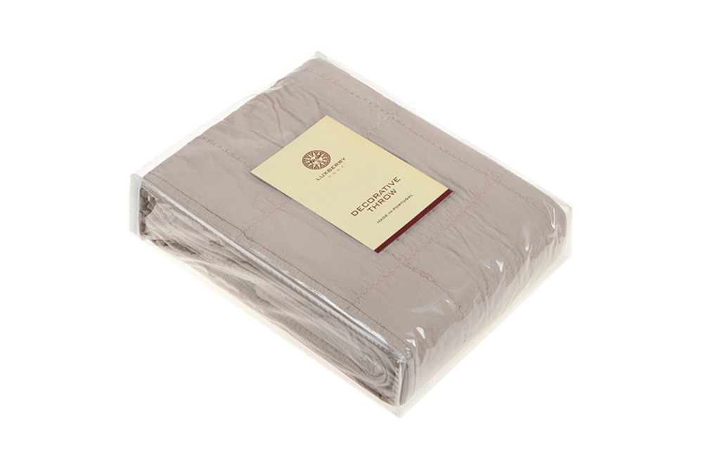 Покрывало 240х260 Luxberry Soho дымчато-серое