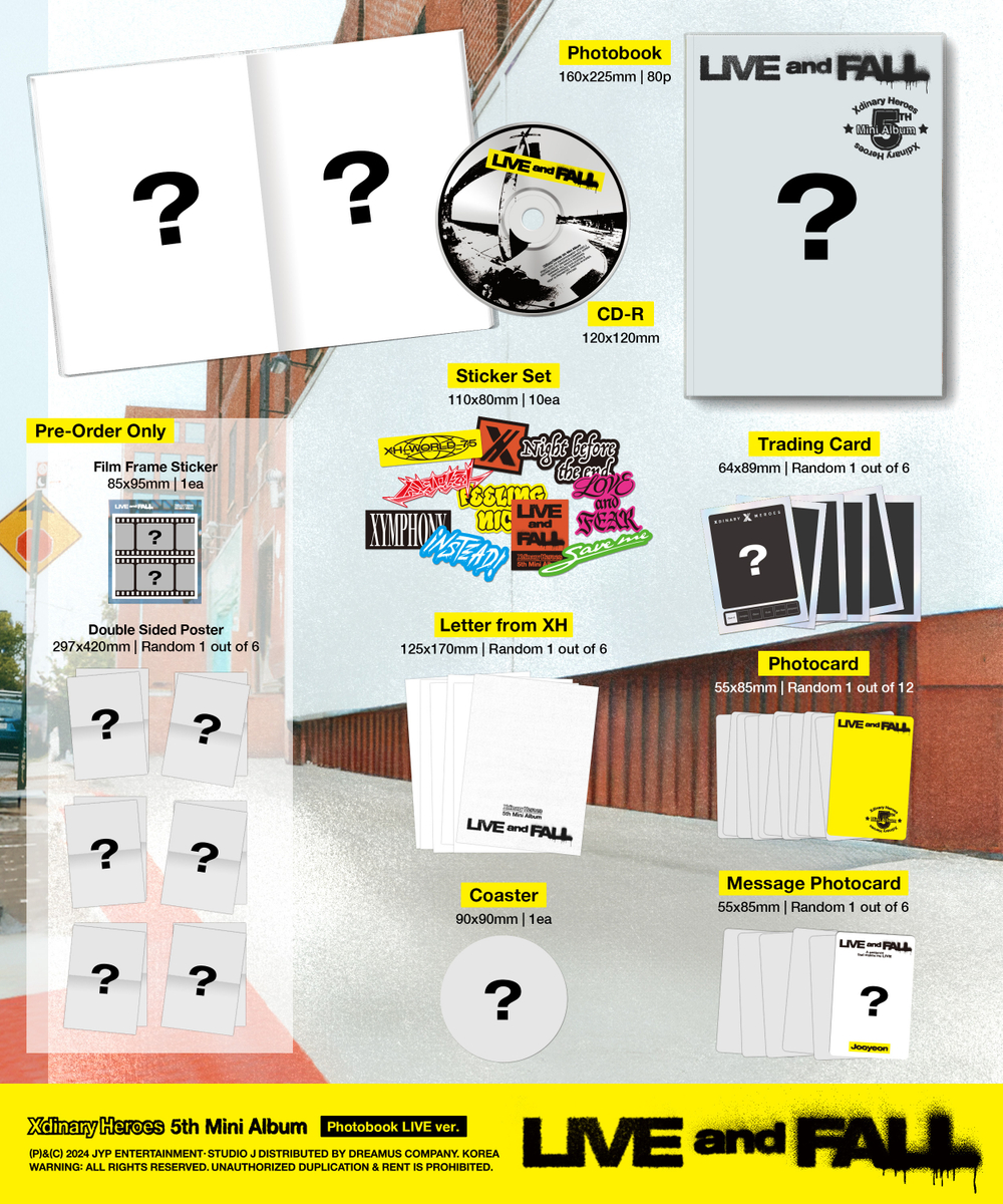 Альбом Xdinary Heroes - LIVE and FALL (Photobook Ver.)