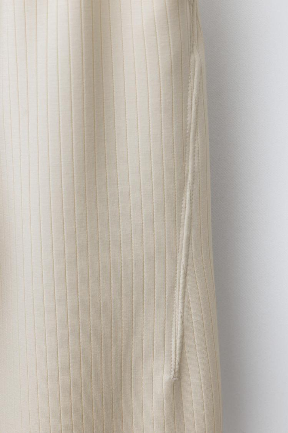 ZARA БРЮКИ ПРЯМОГО КРОЯ ИЗ МОДАЛА, ЭКРЮ