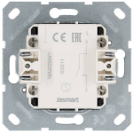 Выключатель одноклавишный 10A 250V~ с накладкой цвет черный матовый (soft touch)