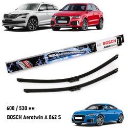 Щетки стеклоочистителя AUDI Q3, TT, Panamera, Kodiaq 600,530мм