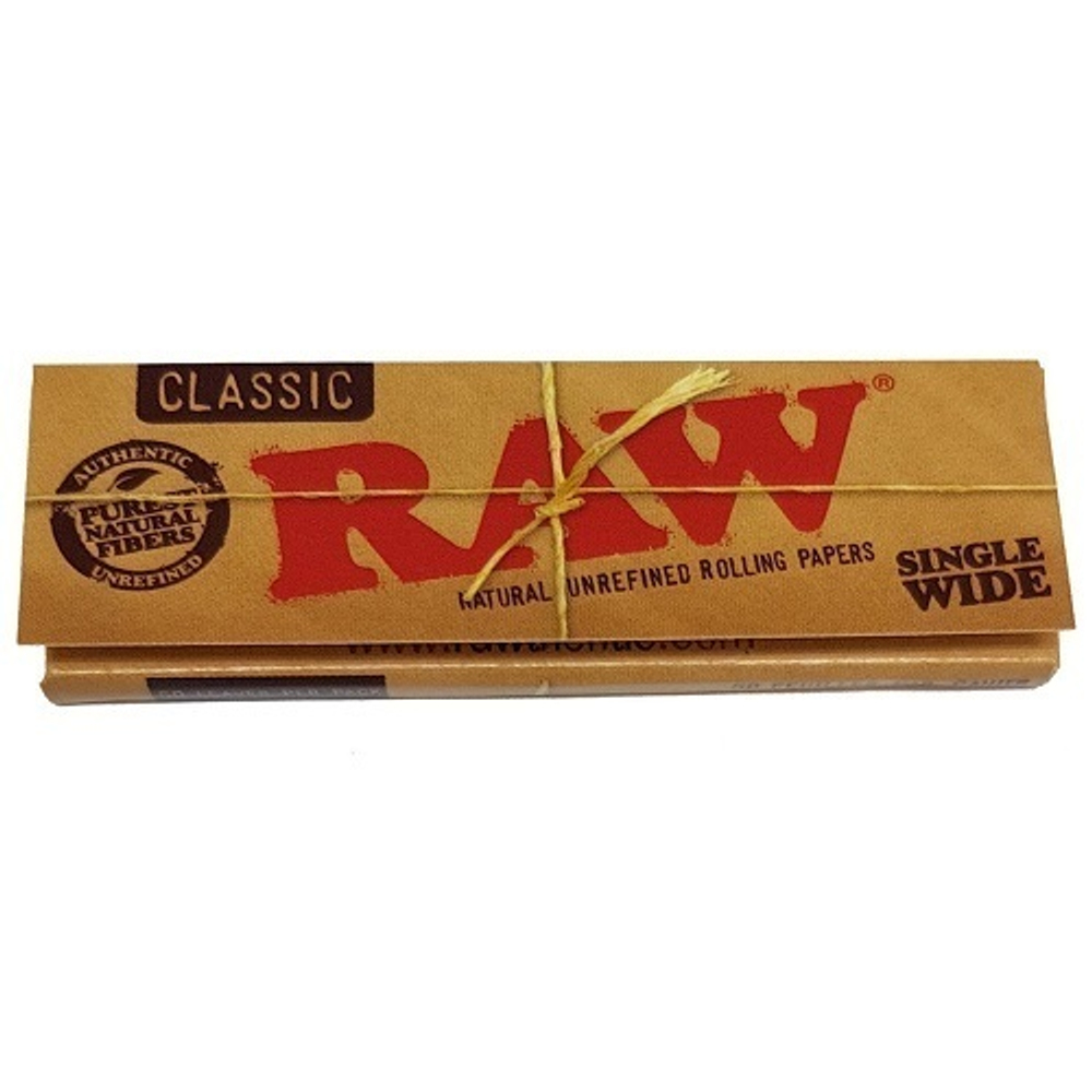 Бумага для сигарет блок "RAW" Single WIde Classic 50л*50шт