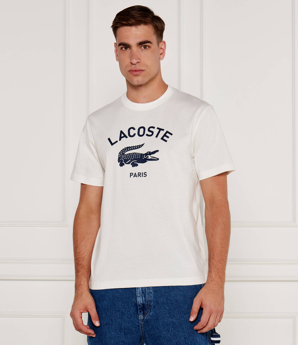 Футболка Lacoste - экрю(TH2733)