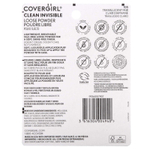 Covergirl, Clean Invisive, рассыпчатая пудра, оттенок 105 полупрозрачный светлый, 18 г (0,63 унции)