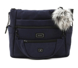 Детская коляска Adamex Vasco 2 в 1 V-TK67 LUX (СИНИЙ)