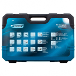 Набор инструментов, 1/2", 3/8", 1/4", CrV, 120 зубьев, 216 предметов Gross