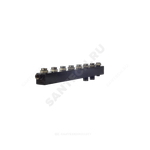 Коллектор котельной сталь до 90 кВт 1 1/2" ВР на 4 контура 1 1/2" нак/г м/о 125мм Стандарт КК-40F ASKON 40F/125/40/4