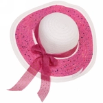 Шляпа женская с широкими полями «TiraMiSu- Адель», микс 5 цветов, р58, ширина полей 13 см