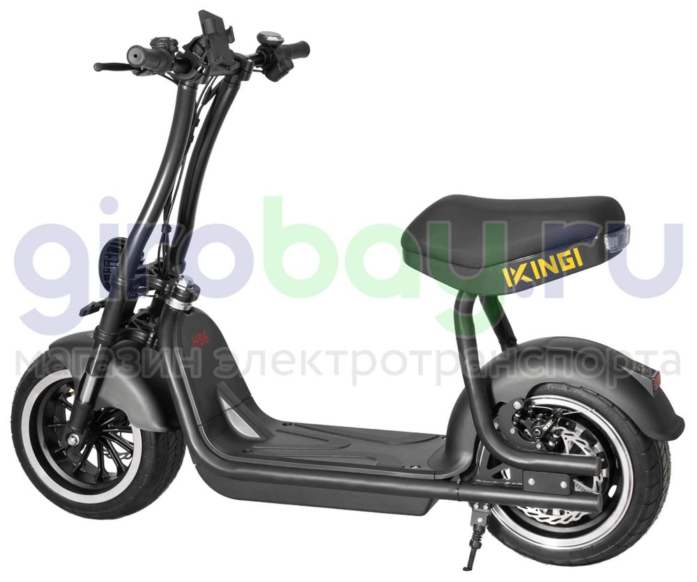Электроскутер IKINGI X2 PRO (48V/21Ah) - Черный фото №7