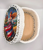 Корзинка вязаная "Матушка - земля"