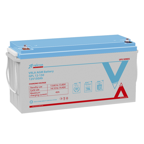 Аккумуляторная батарея VEKTOR ENERGY GPL 12-150 (150Ah / 12V / AGM)