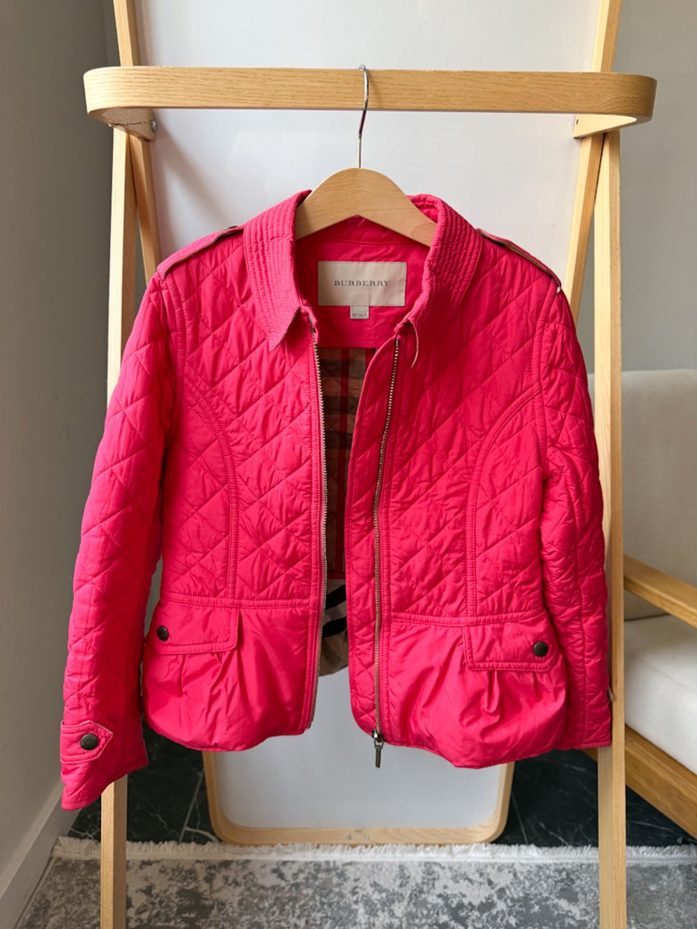 Стёганая куртка Burberry, 128