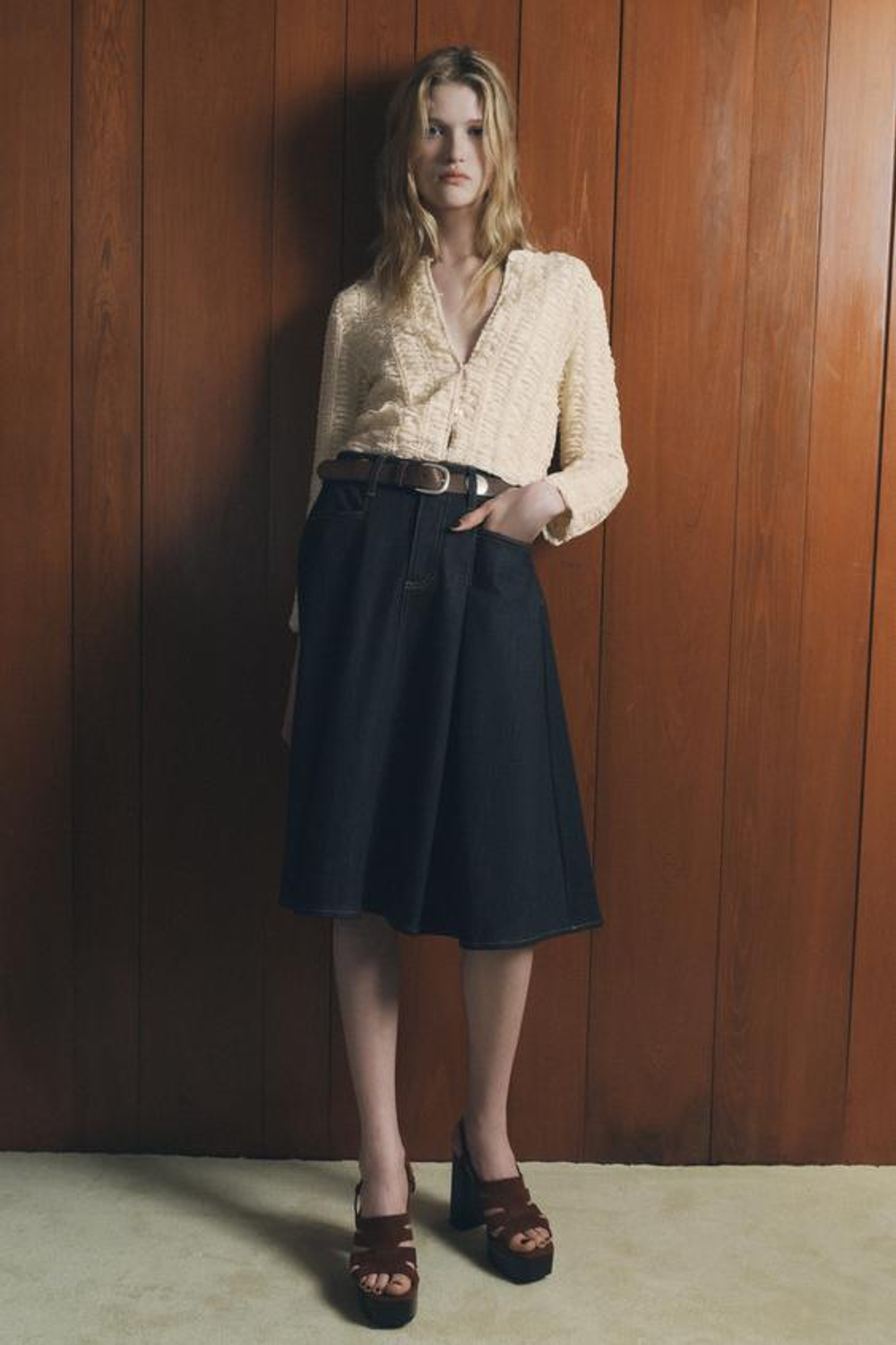 ZARA КАРДИГАН ИЗ РЕЛЬЕФНОЙ ТКАНИ, ЭКРЮ